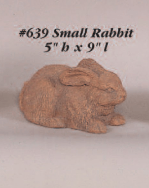 Small Rabbit Cast Stone Outdoor Asian Collection Statues Tuscan 