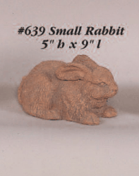 Thumbnail for Small Rabbit Cast Stone Outdoor Asian Collection Statues Tuscan 
