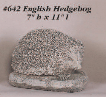 English Hedgehog Cast Stone Outdoor Asian Collection Statues Tuscan 