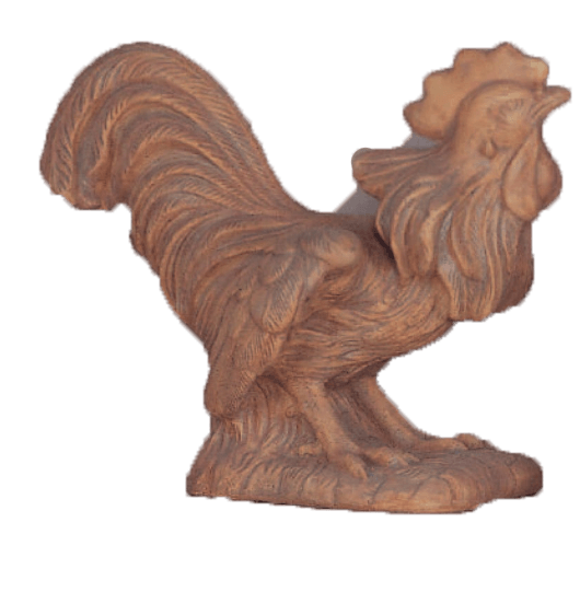 Padovano Rooster Cast Stone Outdoor Asian Collection Statues Tuscan 