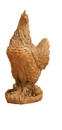 Thumbnail for Hen Cast Stone Outdoor Asian Collection Statues Tuscan 