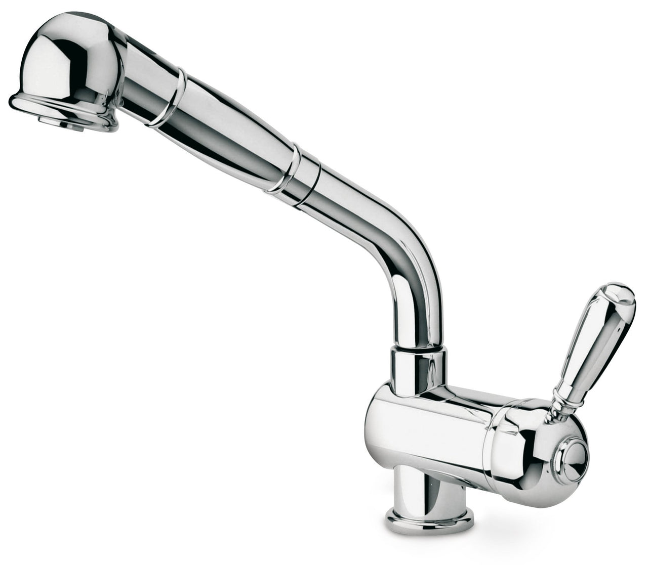 Latoscana Single Handle Pull-Out Spray Kitchen Faucet In Chrome Kitchen Faucet Latoscana 