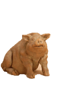 Thumbnail for Pig Cast Stone Outdoor Asian Collection Statues Tuscan 