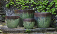 Thumbnail for Campania International Glazed Terra cotta Marcel planter Urn/Planter Campania International 