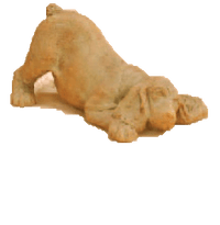 Thumbnail for Down Dog Cast Stone Outdoor Asian Collection Statues Tuscan 
