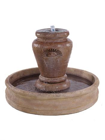 Jardine Pot Fountain Fountain Fiore Stone 