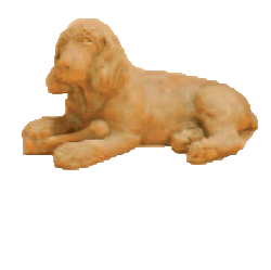 Puppy with Bone Cast Stone Outdoor Asian Collection Statues Tuscan 