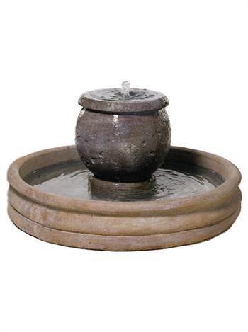 Mall Planter Fountain, Small Fountain Fiore Stone 