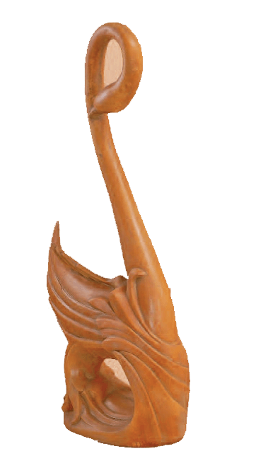 Elegant Swan Cast Stone Outdoor Asian Collection Statues Tuscan 