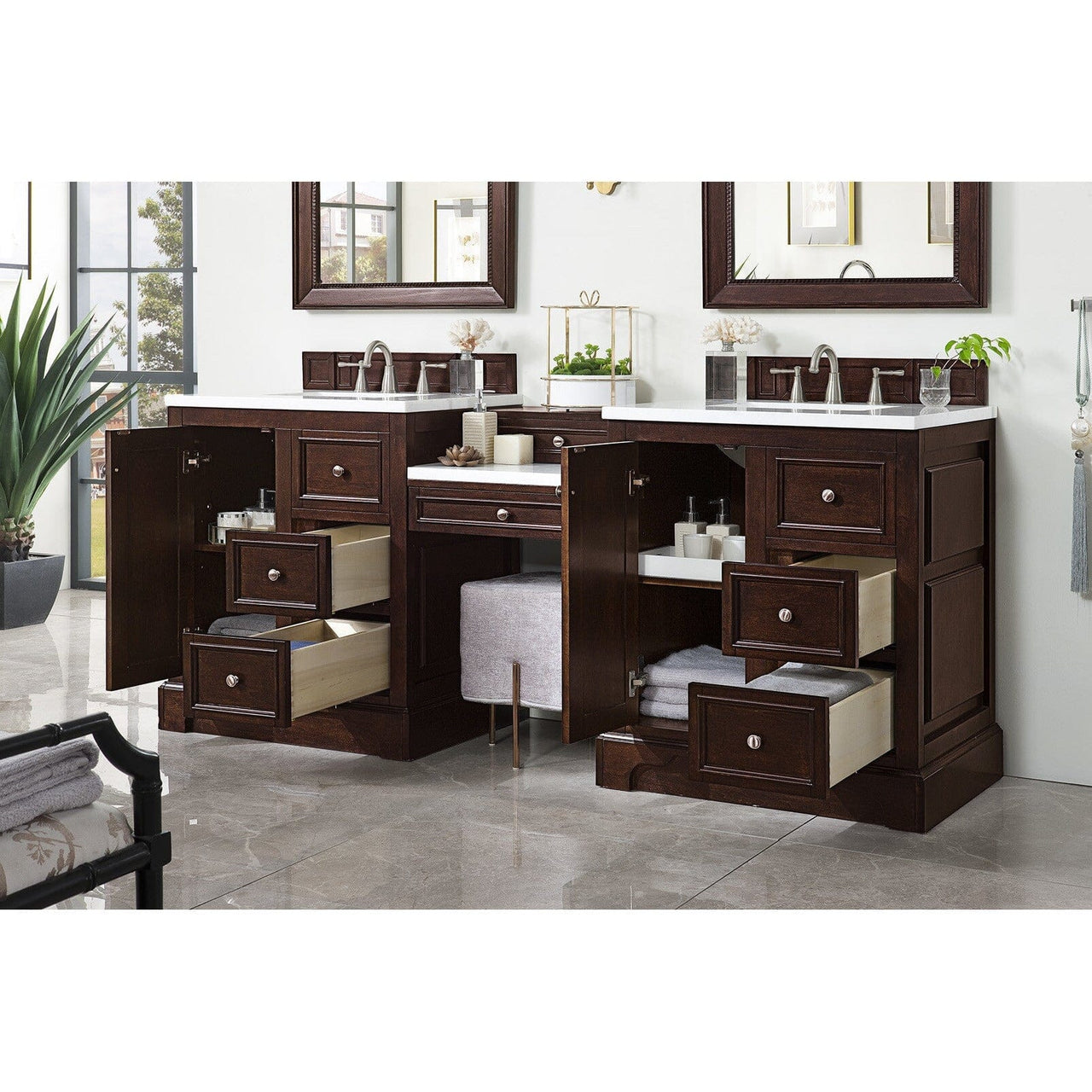 James Martin De Soto 82" Double Vanity Set Vanity James Martin 