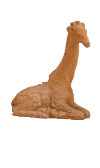 Thumbnail for Baby Giraffe Cast Stone Outdoor Asian Collection Statues Tuscan 