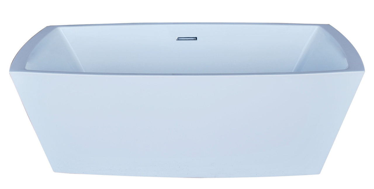 Atlantis Whirlpools Antione 32 x 67 Rectangle Acrylic Freestanding Bathtub Whirlpool Bathtub Atlantis 