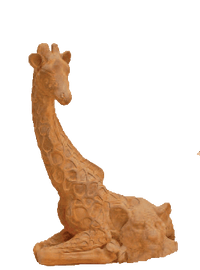 Thumbnail for Giraffe Cast Stone Outdoor Asian Collection Statues Tuscan 
