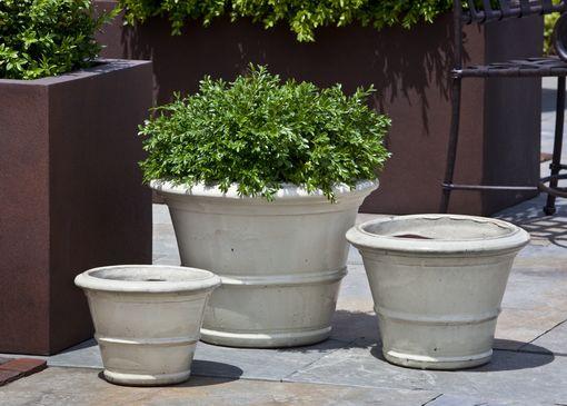 Campania International Glazed Terra cotta Vicolo Planter Urn/Planter Campania International 