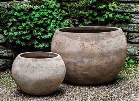 Campania International Terra cotta Paseo Bowl Urn/Planter Campania International 
