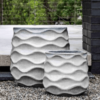 Thumbnail for Campania International Glazed Terra cotta Rumba Planter Urn/Planter Campania International 