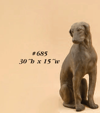 Thumbnail for Hound Cast Stone Outdoor Asian Collection Statues Tuscan 
