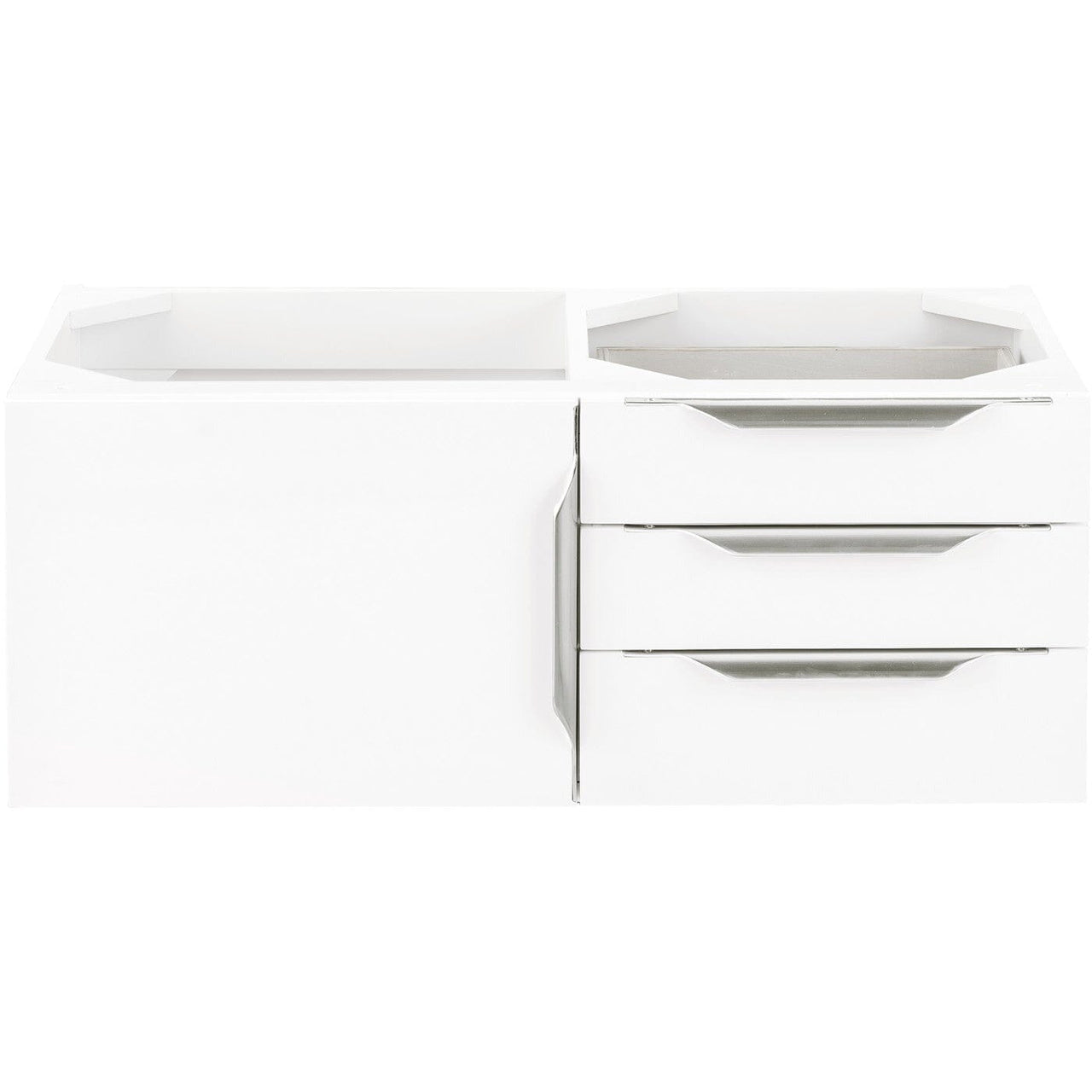 James Martin Mercer Island 36" Single Vanity Vanity James Martin Glossy White Cabinet Only 