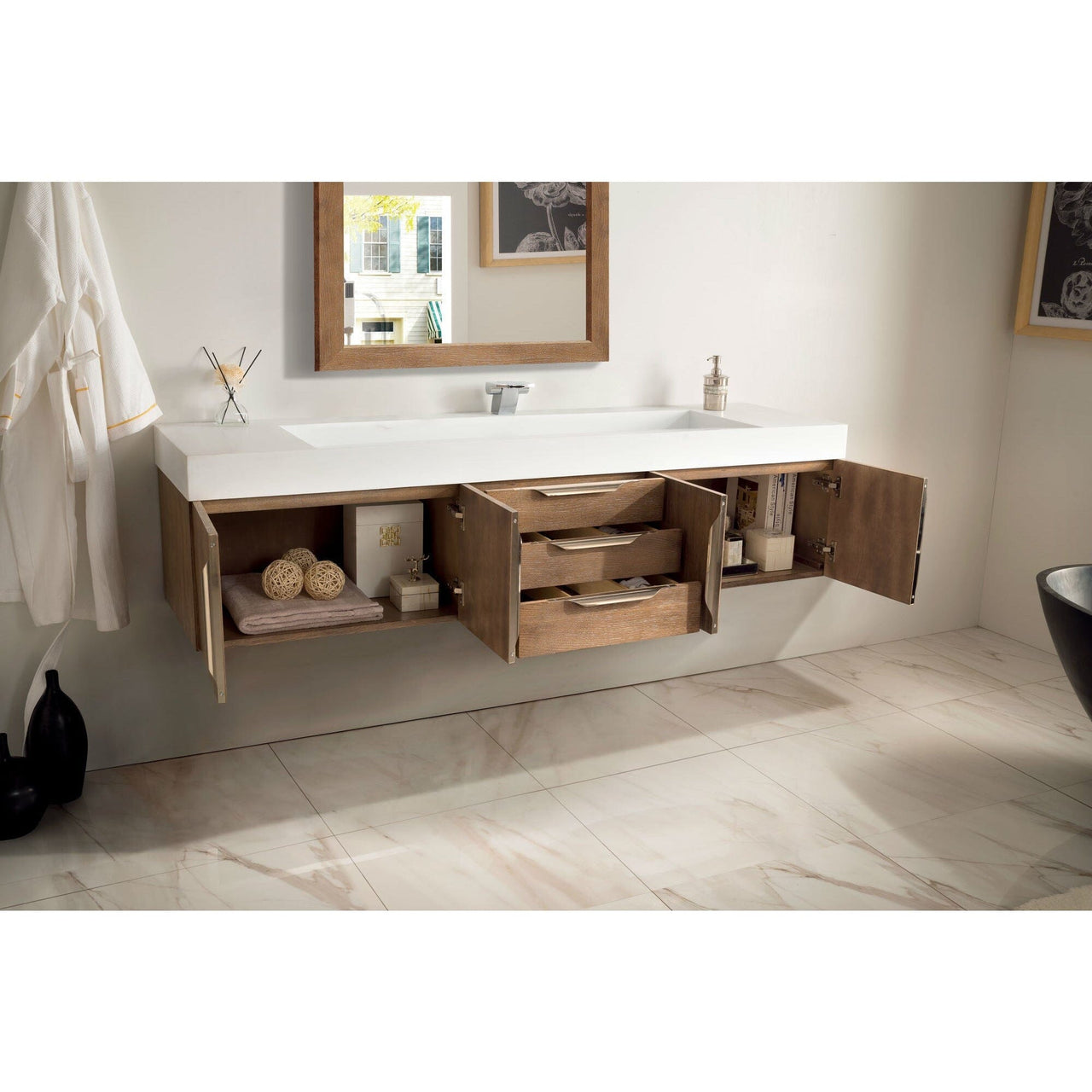 James Martin Mercer Island 72" Single Vanity Vanity James Martin 