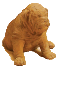 Shar Pei Puppy Cast Stone Outdoor Asian Collection Statues Tuscan 