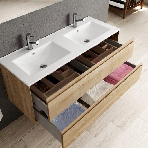 Eviva Bloom 48″ Bathroom Vanity with White Integrated Porcelain Sink Vanity Eviva 