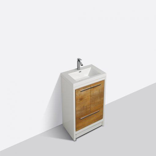 Eviva Grace 30 in. White Bathroom Vanity with White Integrated Acrylic Countertop Vanity Eviva 