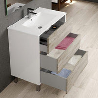Thumbnail for Eviva Majesty 32″ Bathroom Vanity with White Integrated Sink Vanity Eviva 