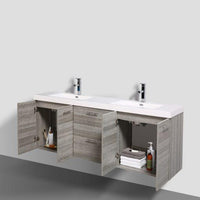 Thumbnail for Eviva Luxury 84 inch bathroom vanity with integrated acrylic sinks Vanity Eviva 