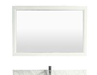 Thumbnail for Eviva Aberdeen 48″ Framed Bathroom Wall Mirror Wall Mirror Eviva White 