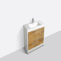 Thumbnail for Eviva Grace 42 in. White Bathroom Vanity with White Integrated Acrylic Countertop Vanity Eviva 