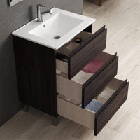 Thumbnail for Eviva Vigo 24″ Bathroom Vanity With White Integrated Porcelain Sink Vanity Eviva 