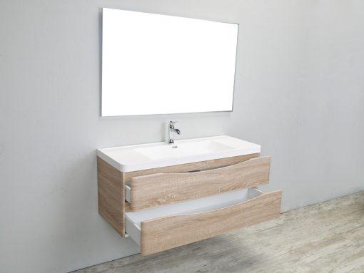 Eviva Smile 48″ Wall Mount Modern Bathroom Vanity w/ White Integrated Top Bathroom Vanity Eviva 