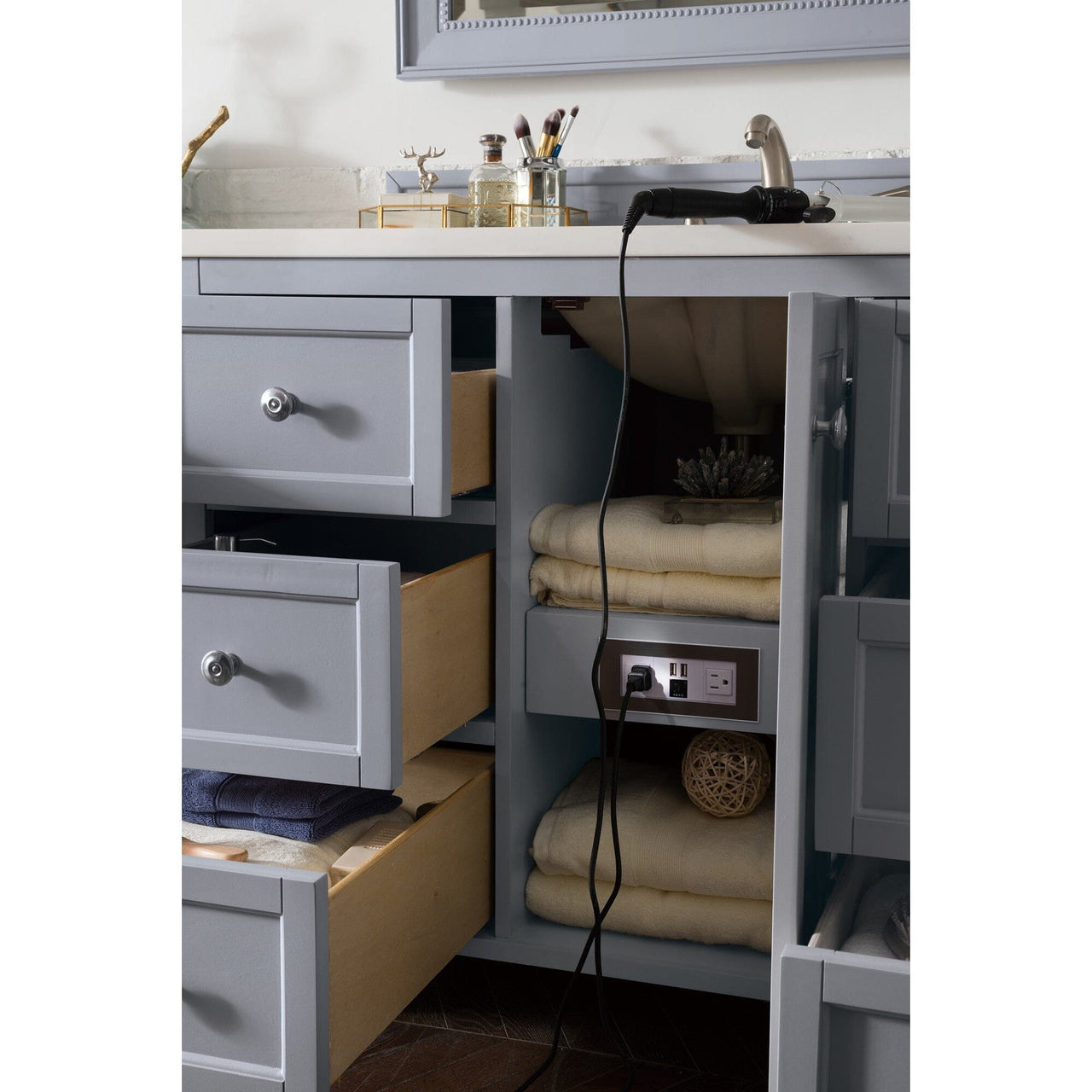 James Martin Copper Cove Encore 122" Double Vanity Set Vanity James Martin 