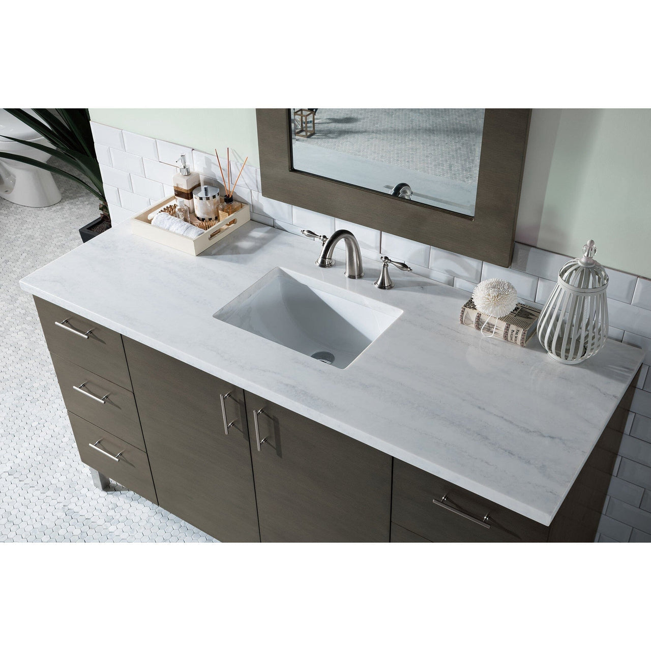 James Martin Metropolitan 60" Single Vanity Vanity James Martin 