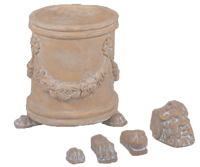 Thumbnail for Della Robbia Planter Small Cast Stone Outdoor Garden Planter Planter Tuscan 