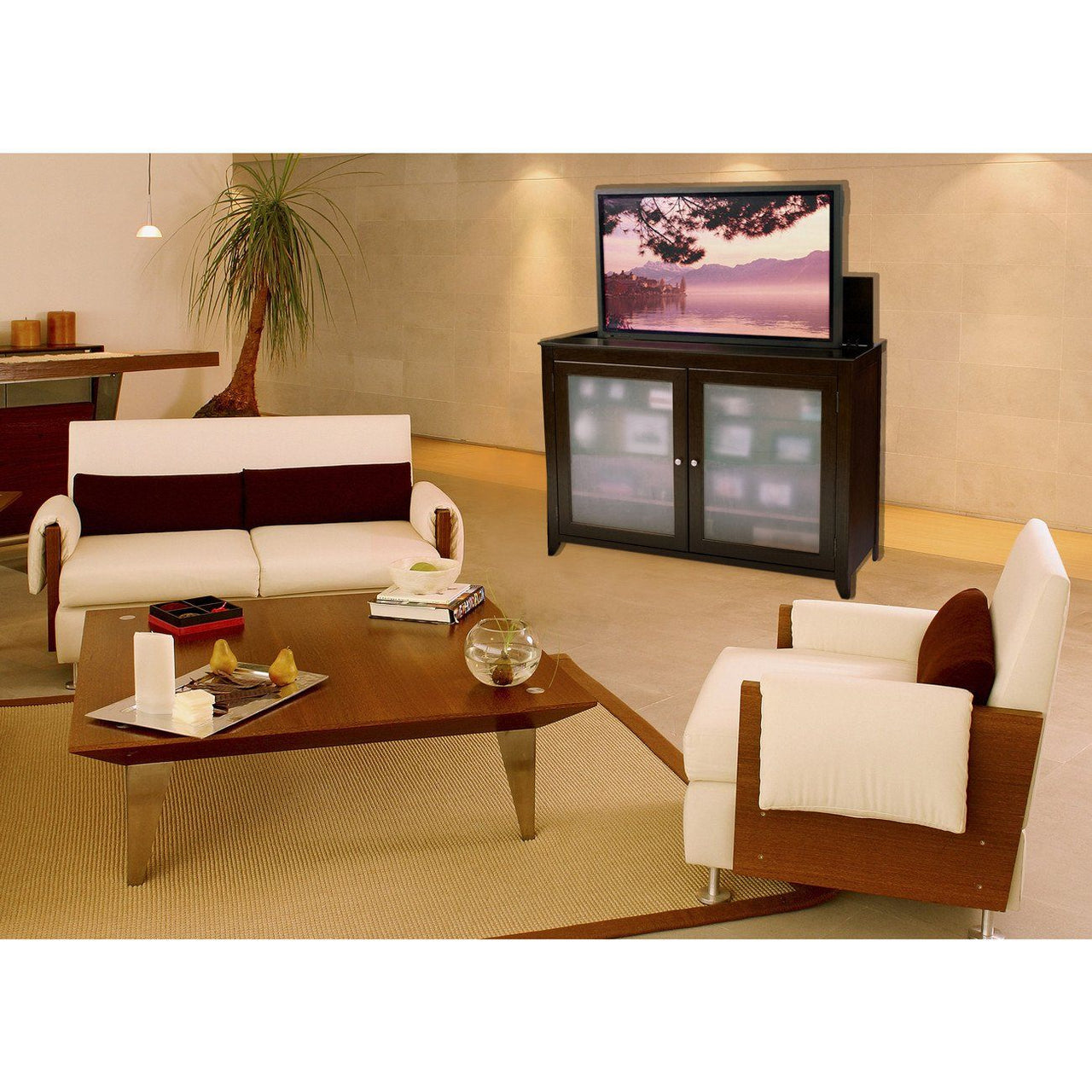 Touchstone Tuscany Full Size Tv Lift Cabinets For Up To 60” Flat Screen Tv’S Tv Lift Cabinets Touchstone 