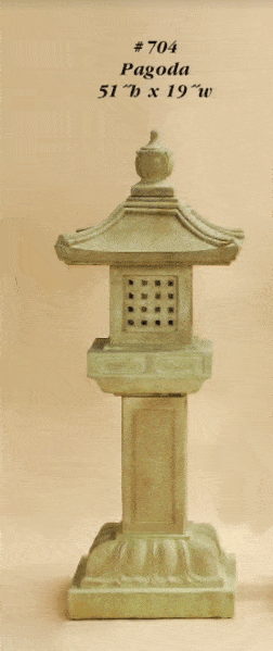 Pagoda Cast Stone Outdoor Asian Collection Asian Collection Tuscan 