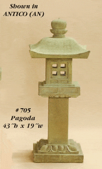 Thumbnail for Pagoda Cast Stone Outdoor Asian Collection Asian Collection Tuscan 