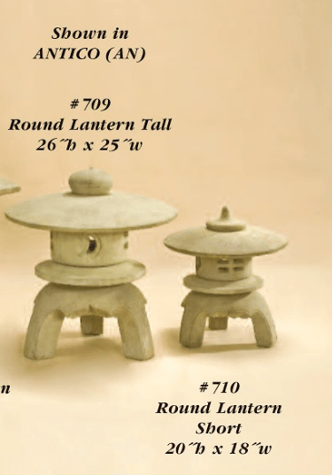 Round Lantern Cast Stone Outdoor Asian Collection Asian Collection Tuscan 