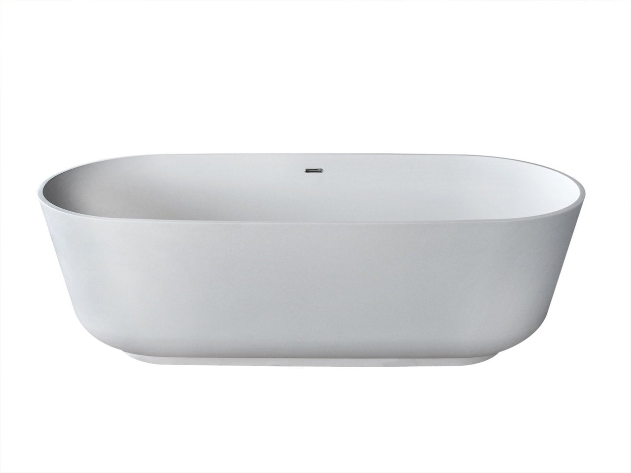 Atlantis Whirlpools Asaro 32 x 71 Artificial Stone Freestanding Bathtub Whirlpool Bathtub Atlantis 