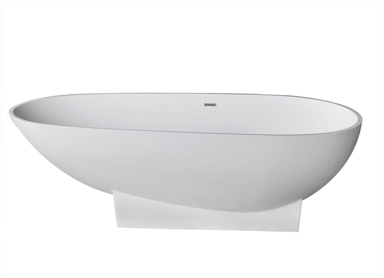 Atlantis Whirlpools Galion 37 x 72 Artificial Stone Freestanding Bathtub Whirlpool Bathtub Atlantis 
