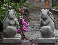 Thumbnail for Campania International Cast Stone Newport Rabbit Set Left and Right Statuary Campania International 