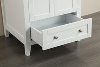 Thumbnail for Eviva Lime 24 Inch Bathroom Vanity with White Marble Carrera Top Bathroom Vanity Eviva 