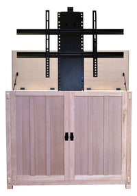 Thumbnail for Touchstone Elevate - Oak Unfinished Lift Cabinets For Up To 42” Flat Screen Tv’S Tv Lift Cabinets Touchstone 