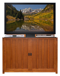 Thumbnail for Touchstone Grand Elevate - Mission Lift Cabinets For Up To 60” Flat Screen Tv’S Tv Lift Cabinets Touchstone 