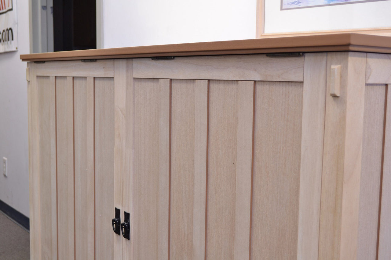 Touchstone Grand Elevate - Unfinished Oak Lift Cabinets For Up To 60” Flat Screen Tv’S Tv Lift Cabinets Touchstone 