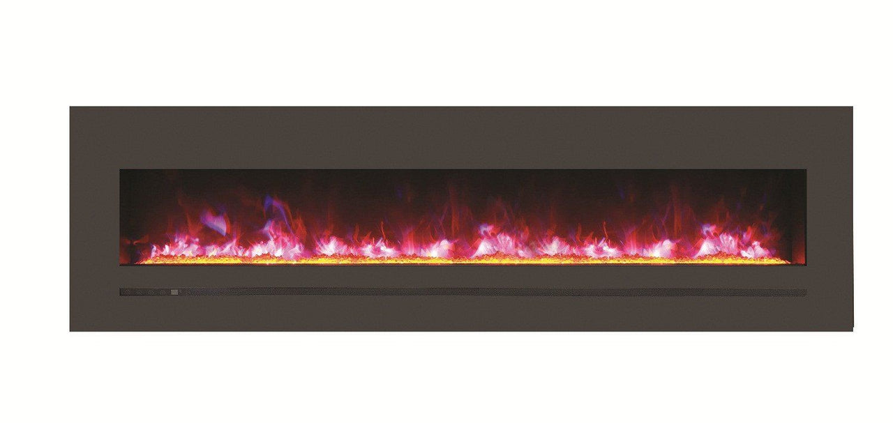 Amantii 8 PACK 88" Electric unit with a 96 x 23 steel surround $1999 each Electric Fireplace Amantii 