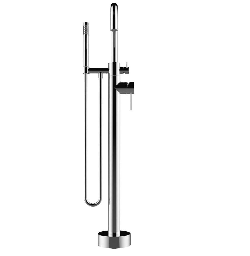 Latoscana Free Standing Tub Filler In Chrome bathtub and showerhead faucet systems Latoscana 