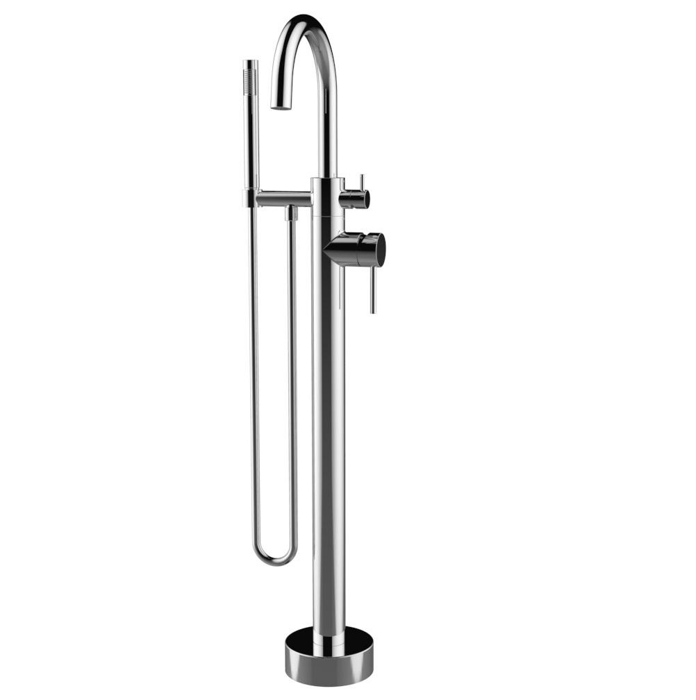 Latoscana Free Standing Tub Filler In Chrome bathtub and showerhead faucet systems Latoscana 