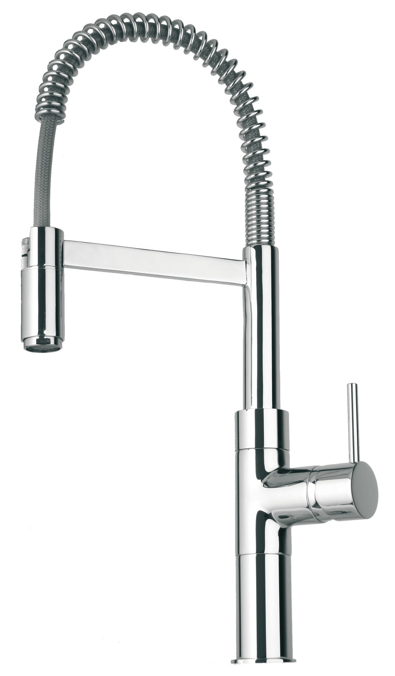 Latoscana Elba Single Handle Kitchen Faucet With Spring Sprout In Chrome touch on bathroom sink faucets Latoscana 